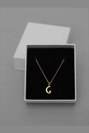 DressBerry Gold-Plated Contemporary Pendants with Chains