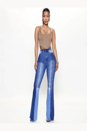 Roadster The LifestyleCo Cotton Slim-Fit Wide-leg Jeans