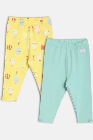 MINI KLUB Girls Pack Of 2 Printed Leggings