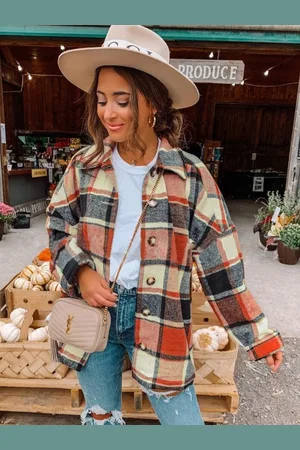 HERE&NOW Women Original Tartan Checks Opaque Checked Casual Shirt