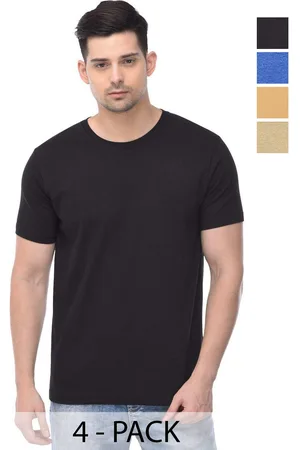 Color Capital Unisex Pack Of 4 Cotton T-Shirts