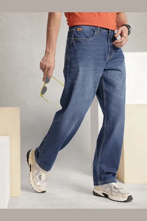 WROGN Men Pure Cotton Loose Light Fade Jeans