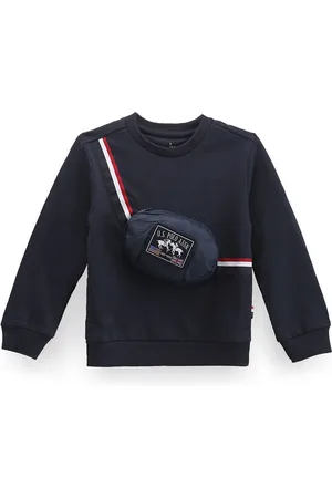 Ralph Lauren Boys Attached Fanny Pack Sweatshirt