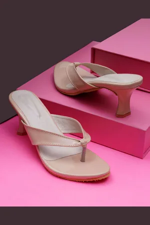 Misto Comfortable Open Toe Slim Heels
