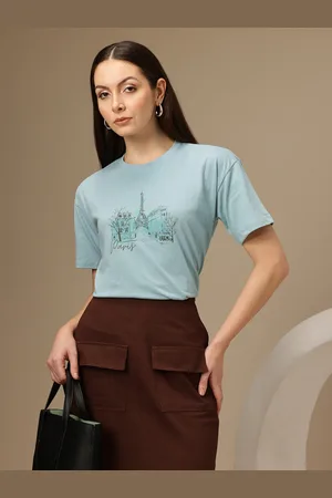 Chemistry Graphic Printed Drop-Shoulder Sleeves T-shirt