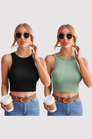Mast & Harbour Cotton Crop Top