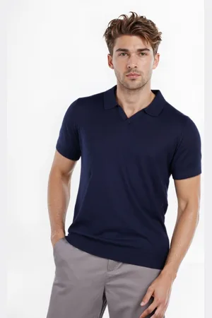 Celio Men Polo Collar Pockets Slim Fit T-shirt
