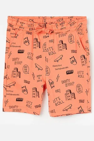 Lifestyle Boys Conversational Printed Cotton Regular Shorts