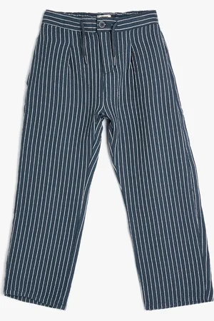 Koton Boys Striped Cotton Chinos Trouser