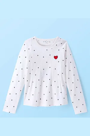 ARIAS Embellished Cotton Longline Top