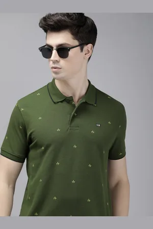 Arrow Brand Logo Printed Polo Collar T-shirt