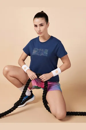 Cult Women Printed Pure Cotton Round Neck Tshirt