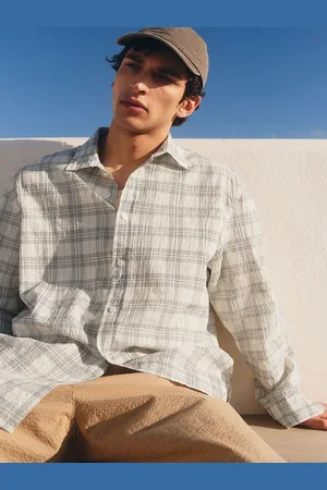 H&M Loose Fit Textured Shirt