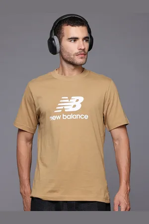 New Balance Brand Logo Print Pure Cotton Athleisure T-shirt