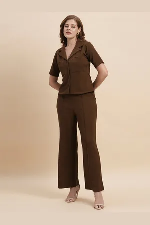 Moda Rapido Dyed Short Sleeves Top & Trousers Co-Ord Set