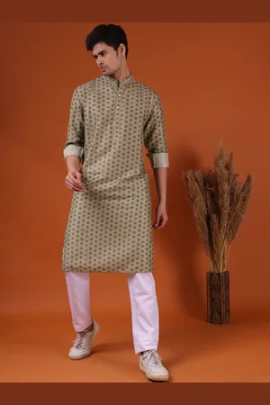 SHIWAM ETHNIX Ethnic Motifs Printed Regular Kurta with Pyjamas