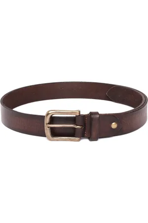 ART N VINTAGE Men Textured Leather Belt