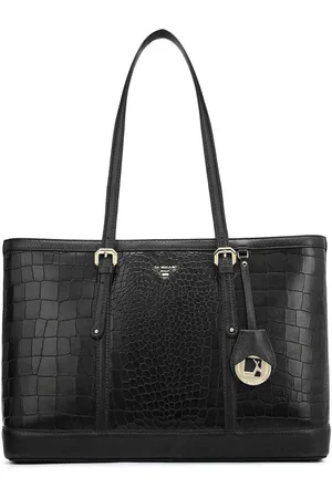 Da Milano Textured Leather Shopper Tote Bag
