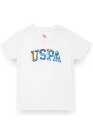Ralph Lauren Boys Round Neck Short Sleeves Appliqued Regular Fit Cotton T-shirt