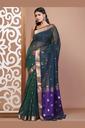 Unnati Silks Woven Design Maheshwari Saree