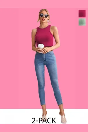 Mast & Harbour Cotton Crop Top
