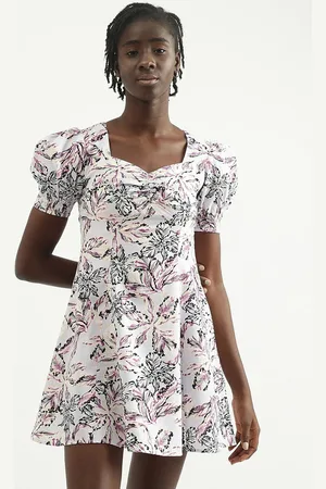 Benetton Cotton Floral Dress