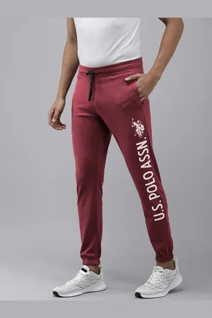 U.S. Polo Assn. Men Brand Logo Printed Mid Rise Jogger