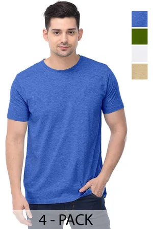 Color Capital Unisex Pack Of 4 Cotton T-Shirts