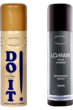 LOMANI Set Of 2 Do It & Pour Homme Long Lasting Deodorant Spray - 200g Each