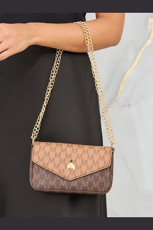 Styli Women All Over Print Flap Crossbody Bag