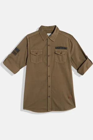 Roadster Boys Pure Cotton Casual Shirt