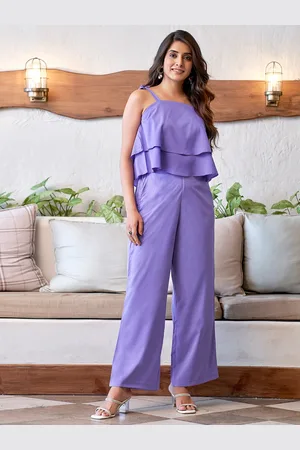 Moda Rapido Dyed Sleeveless Top With Trousers Co-Ord Set