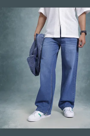 Roadster The Life Co. Men Wide Leg Light Fade Jeans