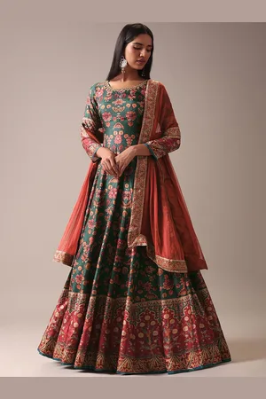 KALKI Fashion Floral Printed Anarkali Ethnic Dress