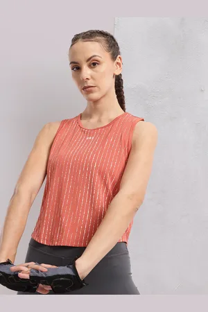 HRX Rapid Dry Striped Training T-Shirts