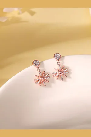 GIVA Floral Drop Earrings