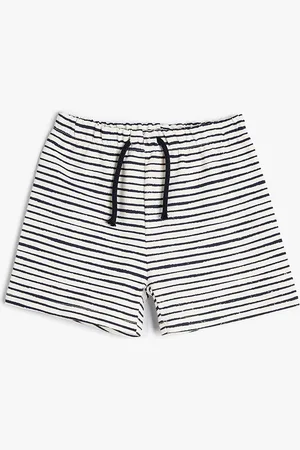 Koton Boys Striped Pure Cotton Shorts