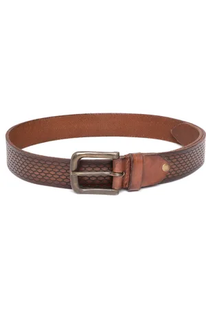 ART N VINTAGE Men Textured Leather Belt