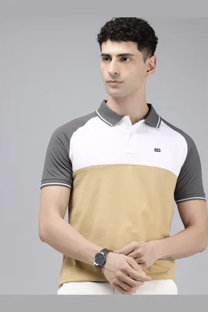Arrow Colourblocked Polo Collar T-shirt