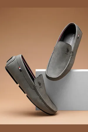 U.S. Polo Assn. U S Polo Assn Men Grey PU Driving Shoes