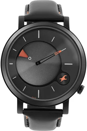 Fastrack Women Brass Dial & Leather Wrap Around Straps Digital Watch 3287NL02
