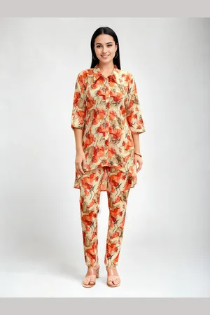 Moda Rapido Printed Shirt With Trousers Co-Ords