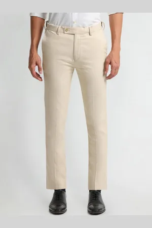 Arrow Slim Fit Mid-Rise Formal Trousers