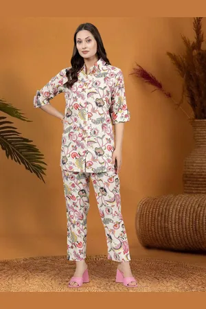 Moda Rapido Printed Shirt With Trousers Co-Ords