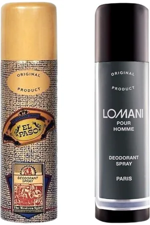 LOMANI Set Of 2 Elpaso & Pour Homme Long Lasting Deodorant Spray - 200g Each