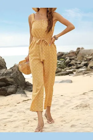 DressBerry Printed Basic Jumpsuit