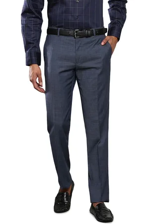 Tommy Hilfiger Men Textured Formal Trousers
