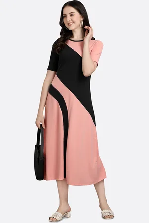 DressBerry Colourblocked Maxi Dress