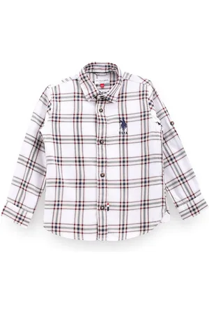 Ralph Lauren Boys Tartan Checked Classic Twill Casual Shirt