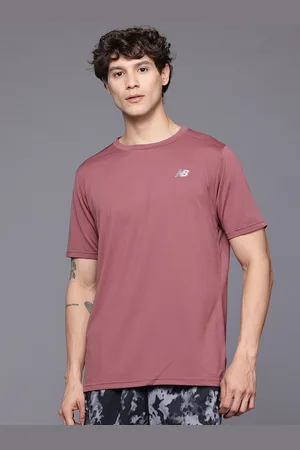 New Balance Brand Logo Detail Round-Neck Running T-shirt